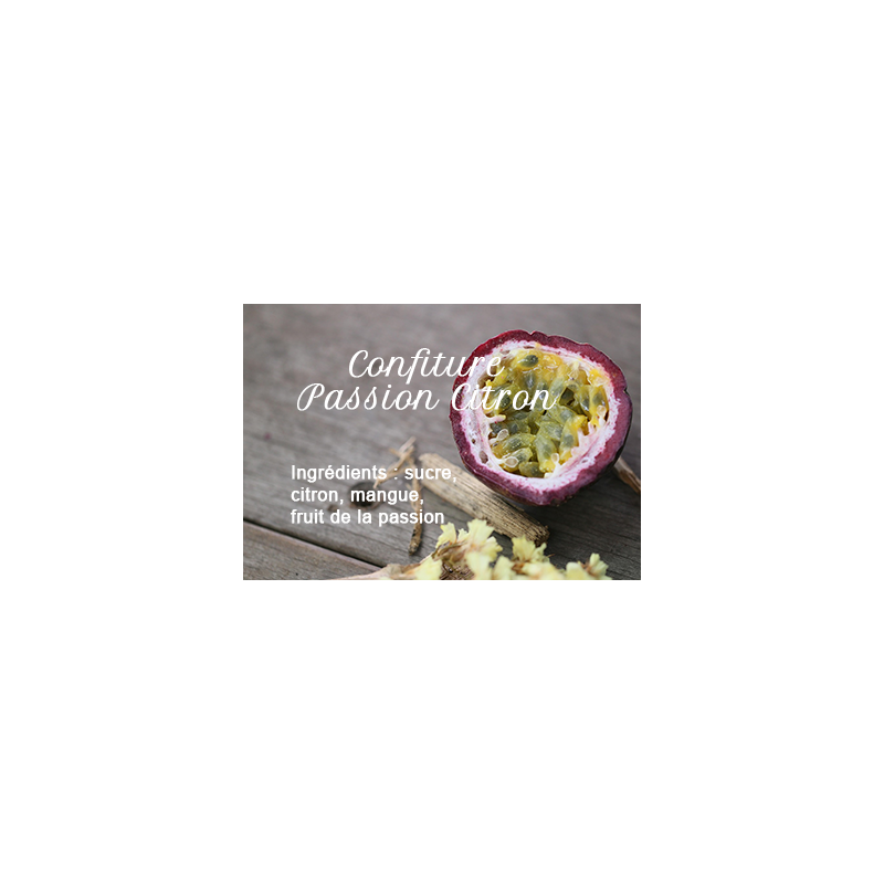 Lemon passion jam