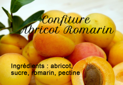 Rosemary apricot jam