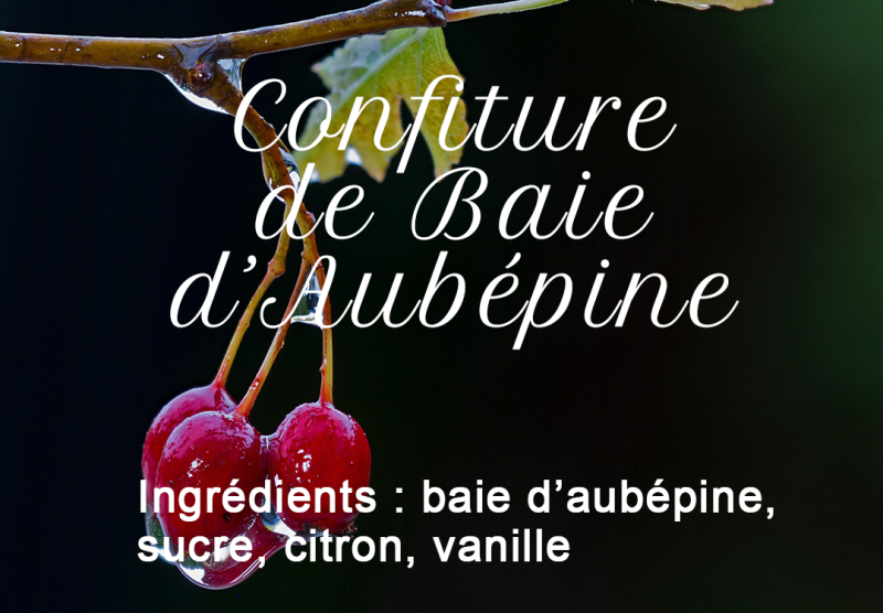 Confiture de Baie d'Aubépine