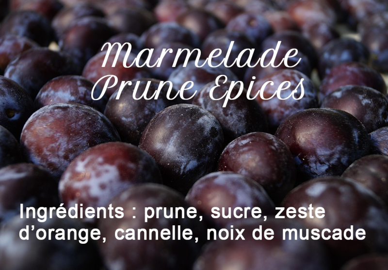 Marmelade Prune Epices