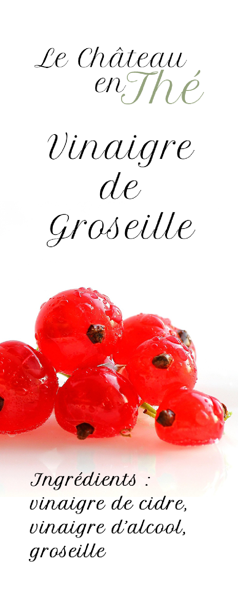 Vinaigre de Groseille