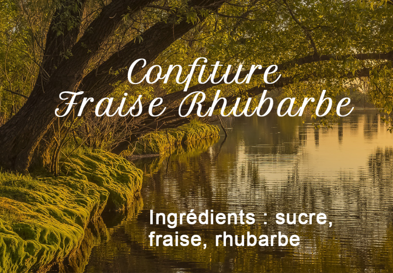 Confiture Fraise Rhubarbe