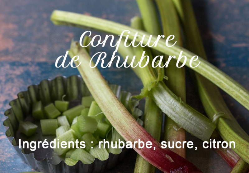 Confiture de Rhubarbe