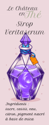 Sirop Cassis Paillettes