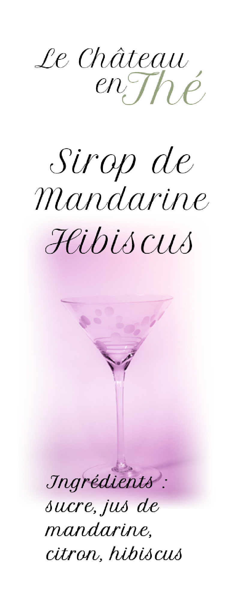 Mandarin Hibiscus Syrup