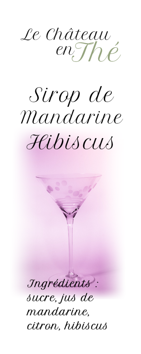 Mandarin Hibiscus Syrup