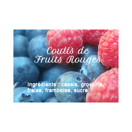 Coulis de Fruits rouges