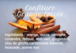 Confiture Orange Epices