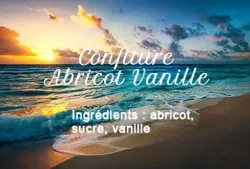 Vanilla apricot jam