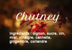 Chutney aux épices