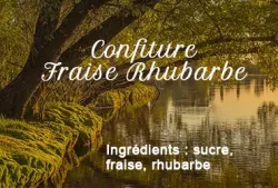 Rhubarb strawberry jam
