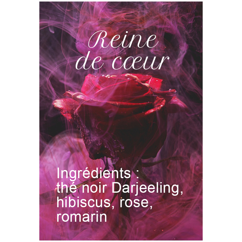 Thé Darjeeling, hibiscus, rose, romarin