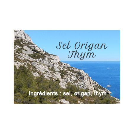 Salt with oregano and thyme