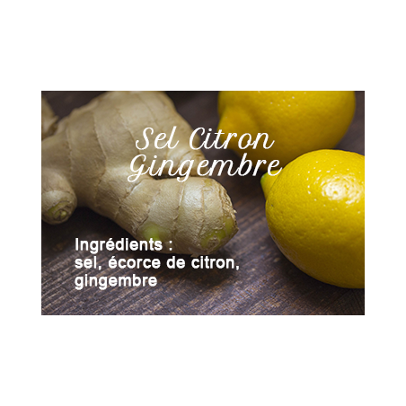 Lemon ginger salt