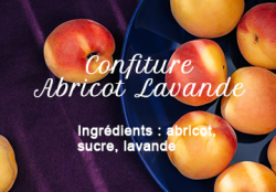 Lavender apricot jam