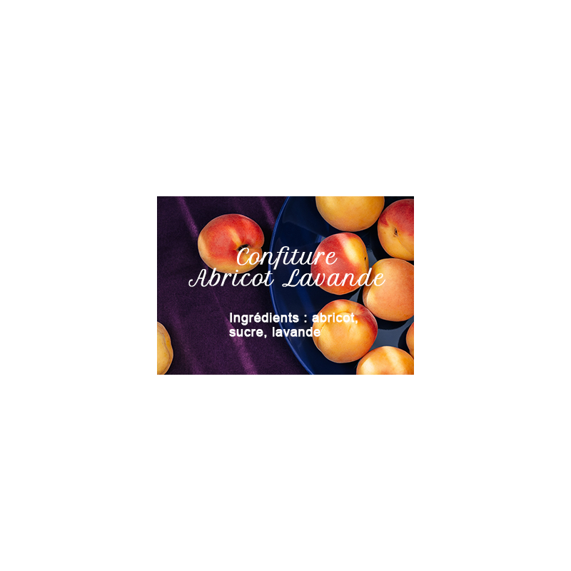 Lavender apricot jam