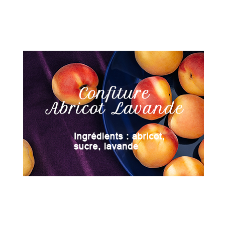 Confiture Abricot Lavande