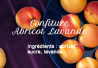 Lavender apricot jam