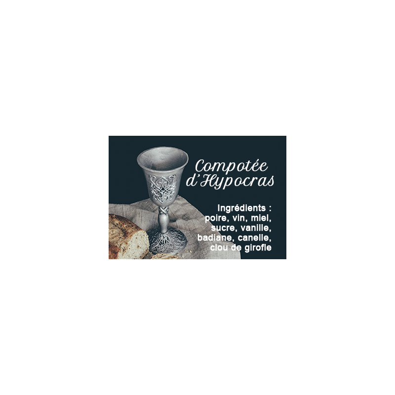 Compotée d'Hypocras