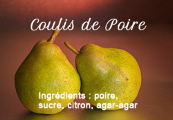 Coulis de Poire