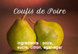 Pear coulis