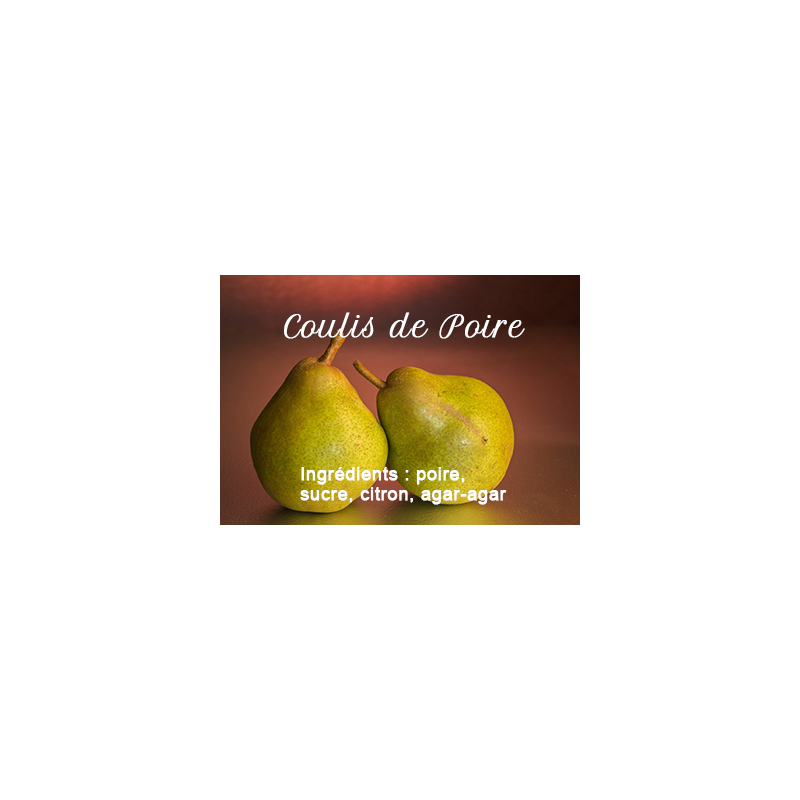 Pear coulis