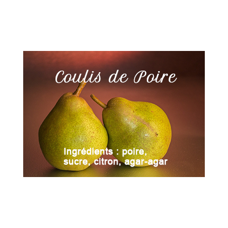 Coulis de pera