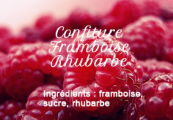 Rhubarb raspberry jam