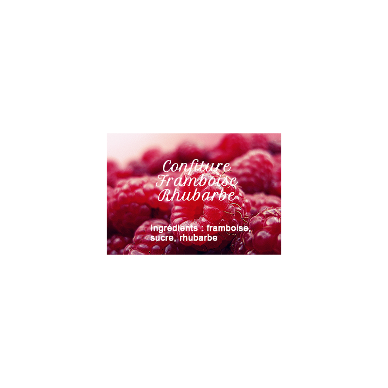 Rhubarb raspberry jam