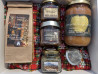 Gourmet Christmas basket of tea, jams and herbs