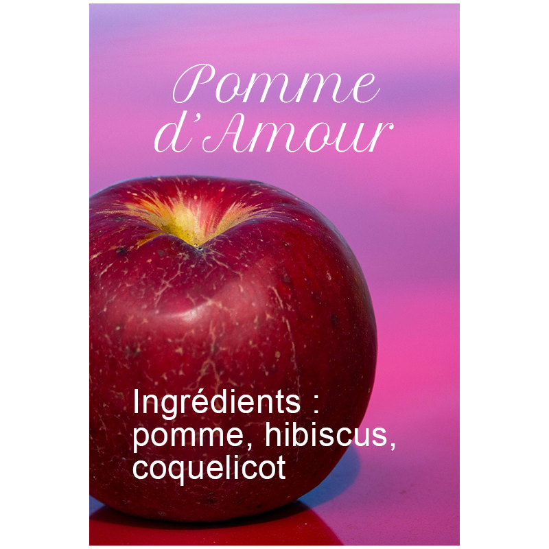 Tisane pomme hibiscus et coquelicot