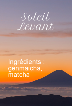 Té verde, arroz inflado y matcha