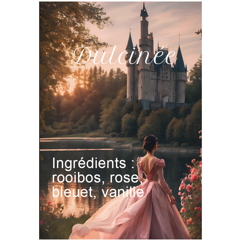 Rooibos rose bleuet et vanille