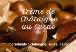 Cocoa chestnut cream
