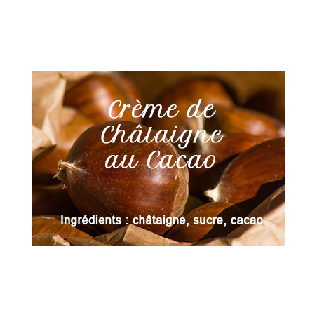 Cocoa chestnut cream Cocoa chestnut cream