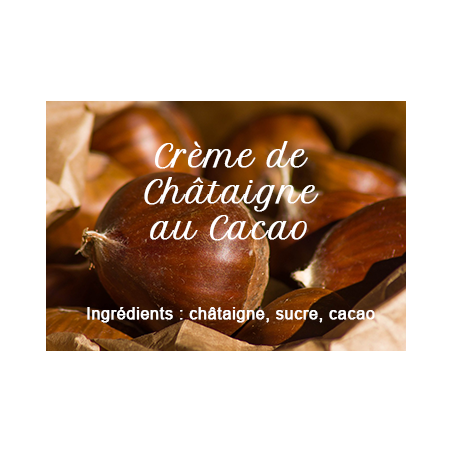 Crema de Castañas con Cacao