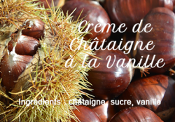 Vanilla chestnut cream