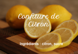 Confiture de Citron