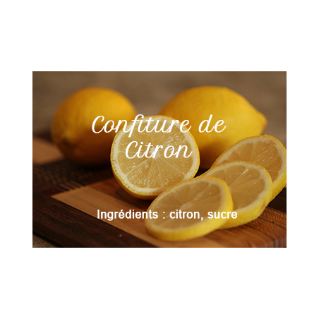 Confiture de Citron - Le Château en Thé