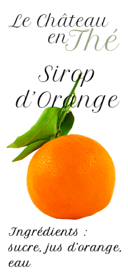 Orange syrup