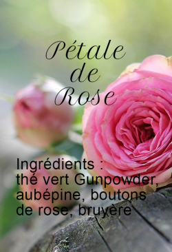 Thé vert à la rose