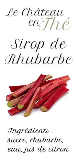 Rhubarb syrup