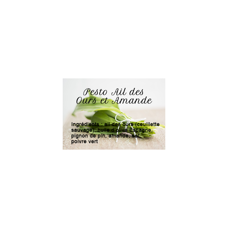 Pesto Ail des Ours et Amande