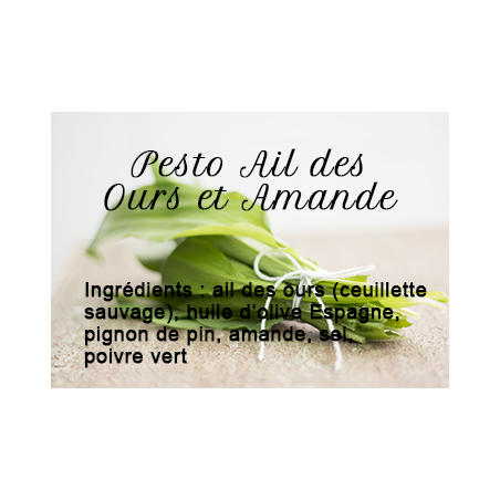 Pesto Ail bears and almond