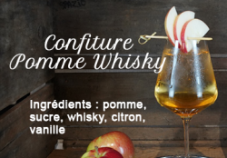 Whiskey apple jam
