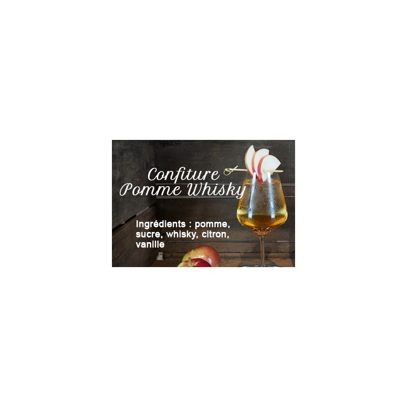 Whiskey apple jam