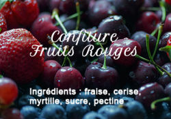 Red fruit jam