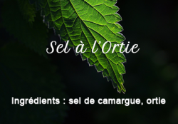 Salt with nettle
