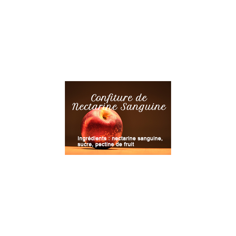 Blood nectarine jam