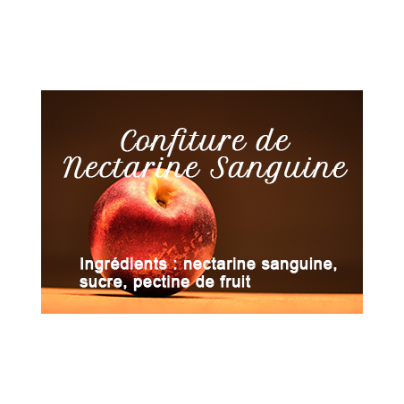 Blood nectarine jam